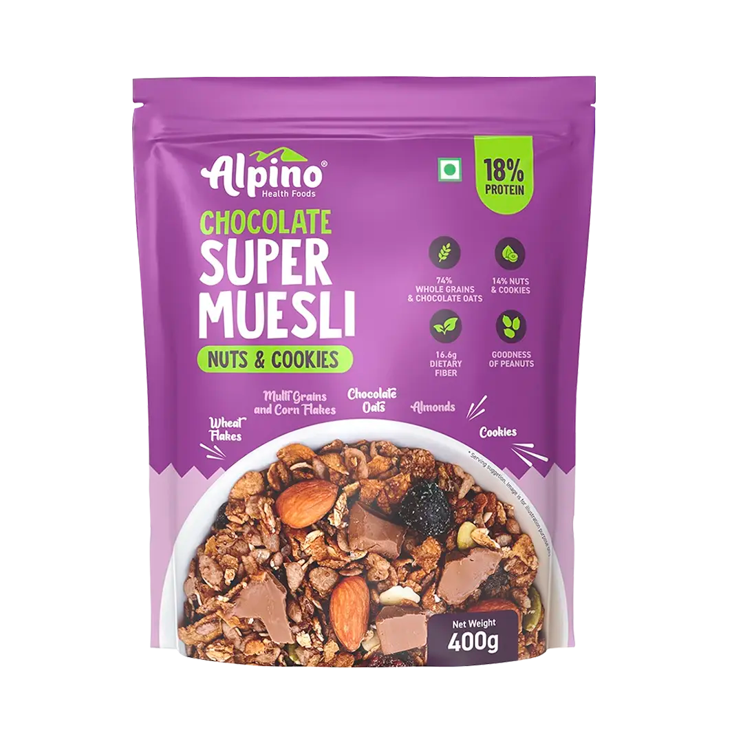 Chocolate Super Muesli Nuts and Cookies