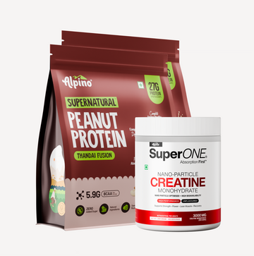 Thandai Protein 2kg + Creatine Unflavored 250g