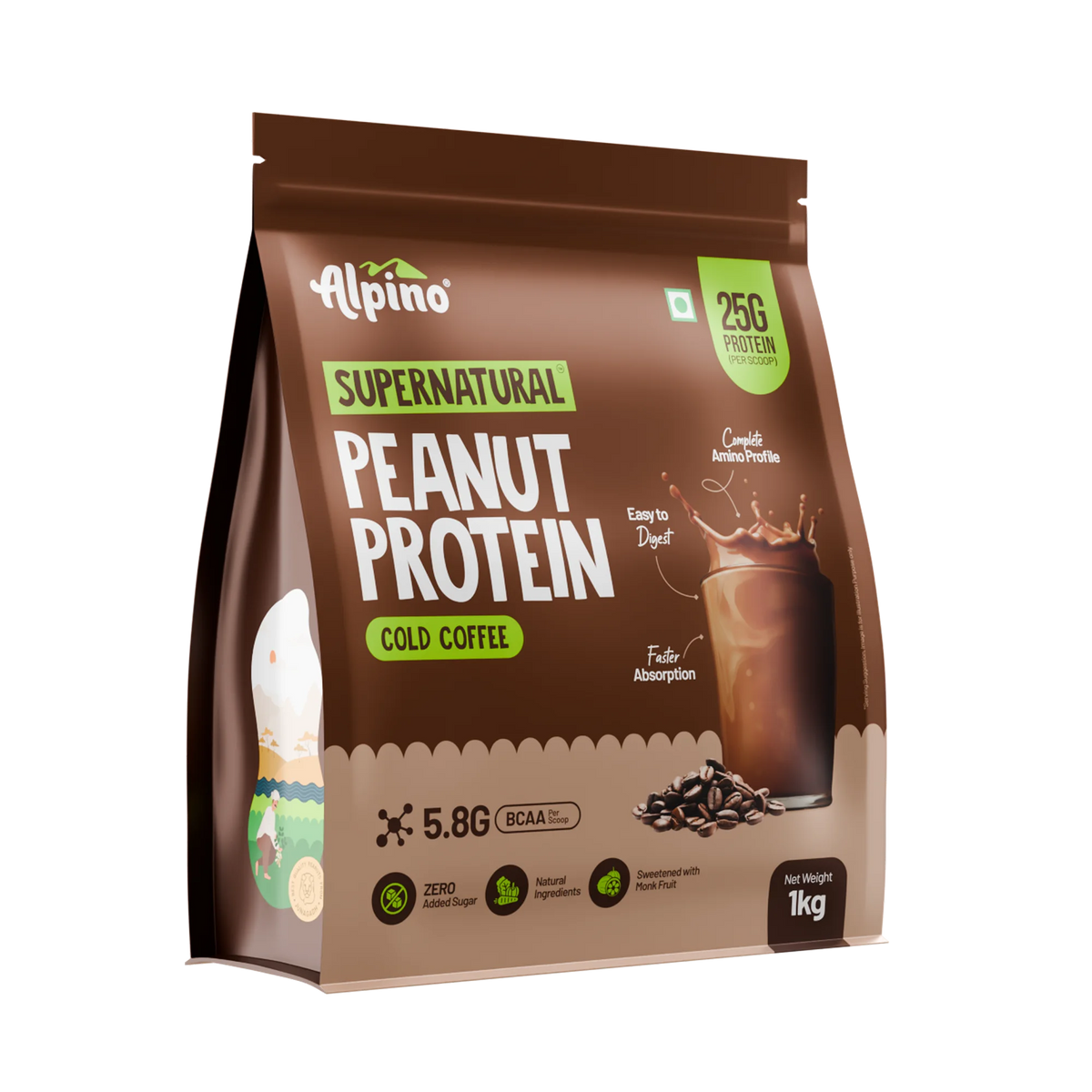 Alpino Supernatural Peanut Protein Cold Coffee