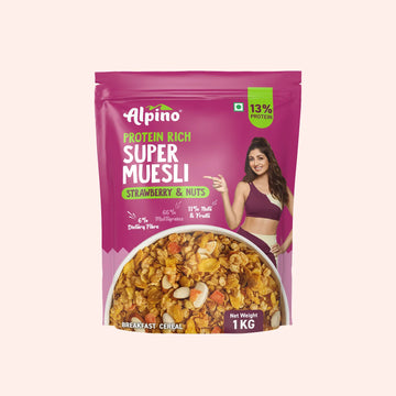 Protein Rich Super Muesli Strawberry and Nuts