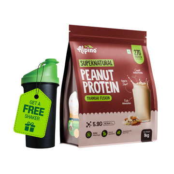 Thandai Fusion Peanut Protein Powder (Kesar Badam Pista)