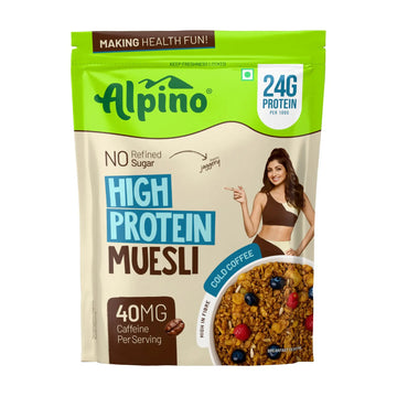 High Protein Cold Coffee Muesli