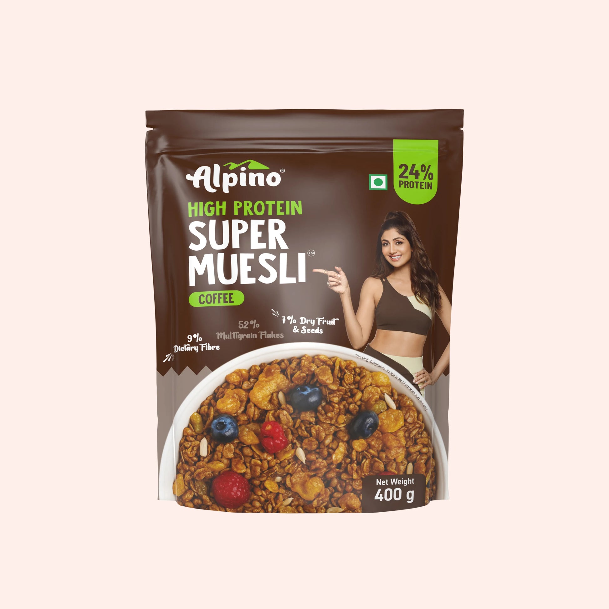 High Protein super museli in coffee flavour