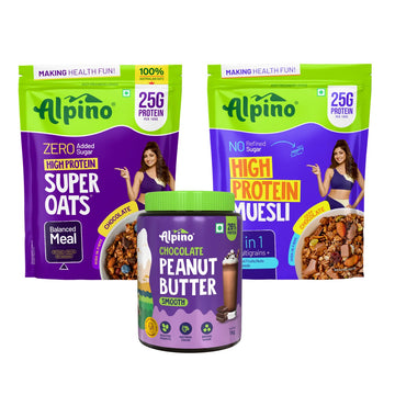 Chocolate Lover's Combo - Oats, Muesli & Peanut Butter