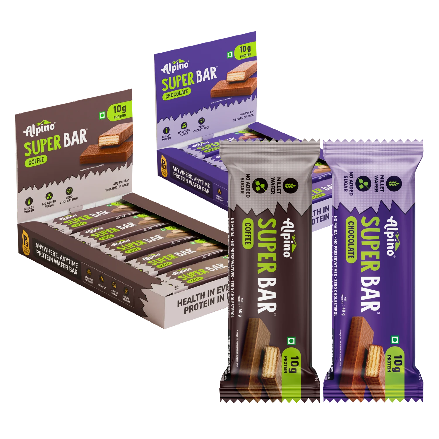Chocolate & Coffee Super Bar Combo