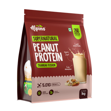 Thandai Fusion Peanut Protein Powder (Kesar Badam Pista)