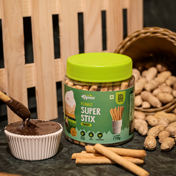 Peanut Super Stix Sweet 170 G - Alpino