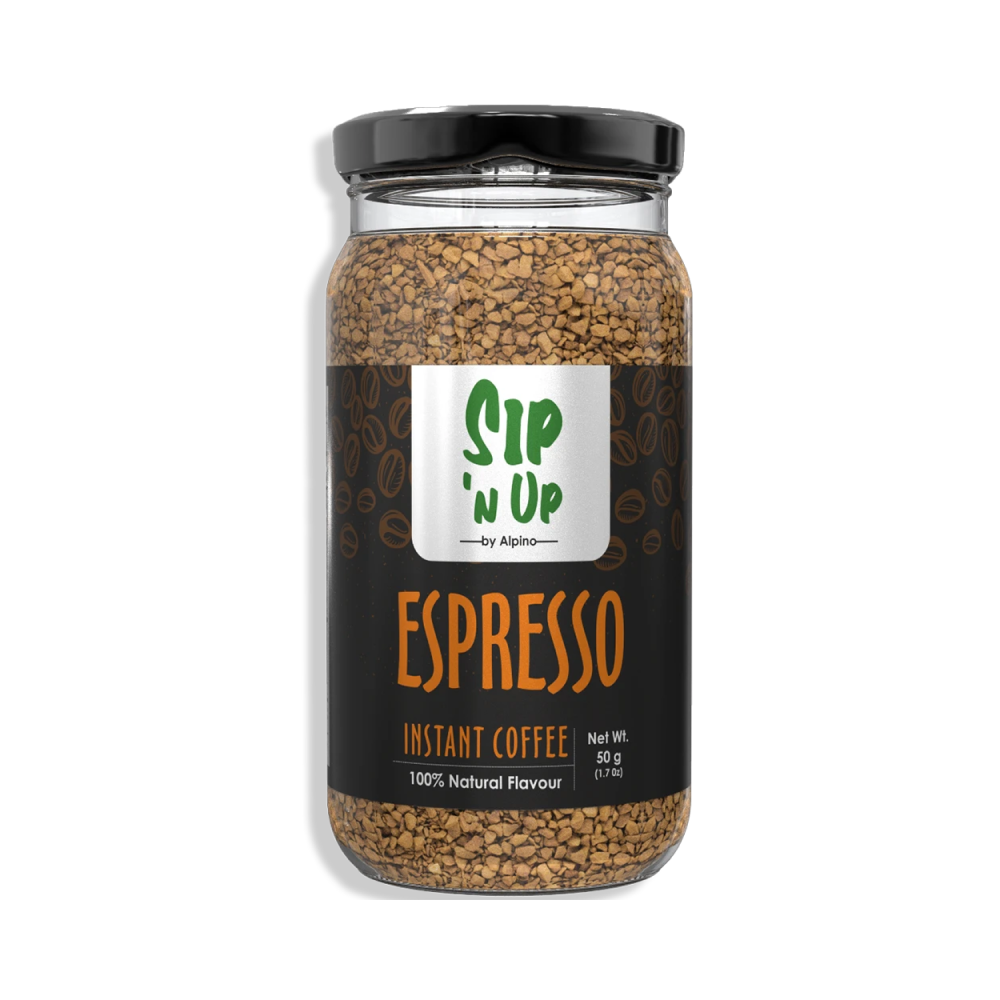 Sip ‘n Up by, Alpino Premium Instant Coffee Espresso 50g