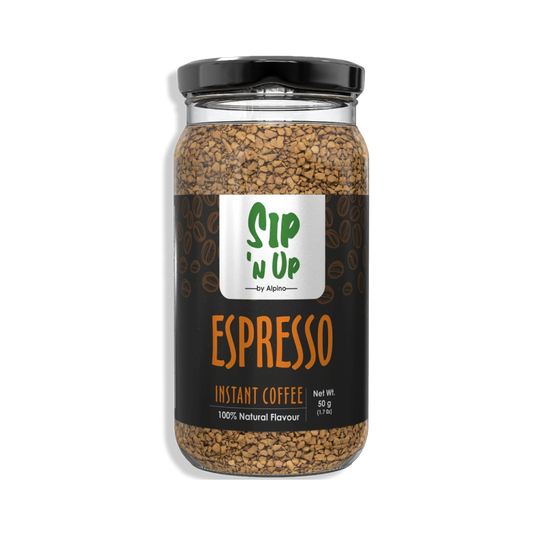 Sip ‘n Up by, Alpino Premium Instant Coffee Espresso 50g