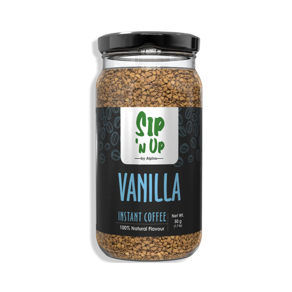 Sip ‘n Up by, Alpino Premium Instant Coffee Vanilla 50g