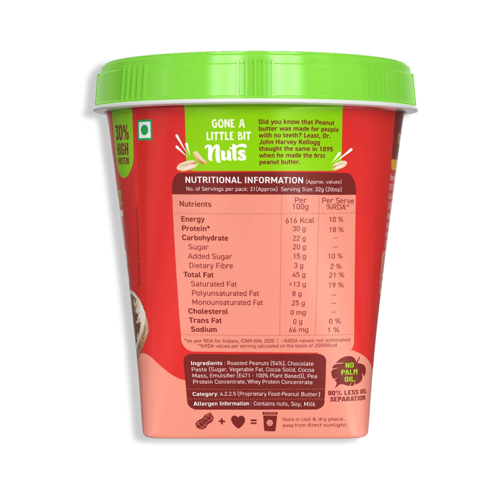 High Protein Dark Chocolate Peanut Butter Smooth