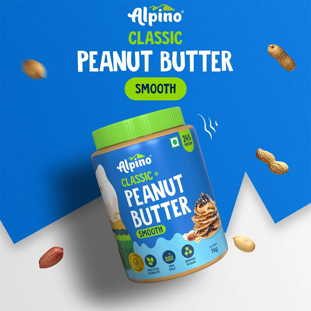 Smooth Classic+ Peanut Butter - Alpino
