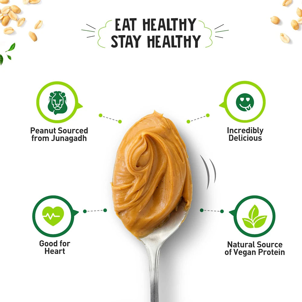 Crunch Natural Peanut Butter - Alpino